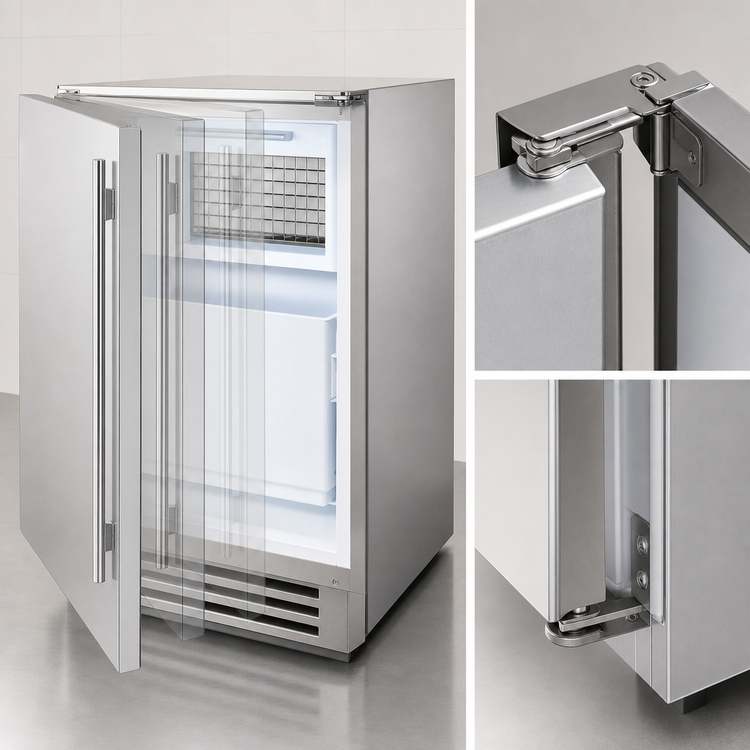 Product image #4 for True Residential 15-Inch Undercounter Clear Ice Machine with 28 lb Storage Bin, Left-Hinged Stainless Solid Door