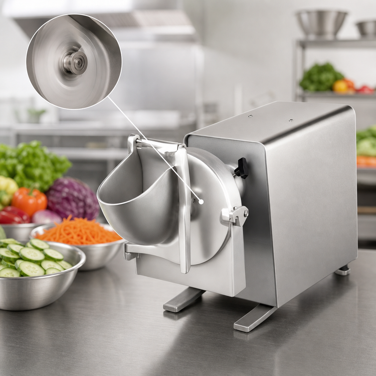 Product image #4 for Univex VS2000 High-Volume Vegetable Slicer/Shredder with Drive Unit, 700 RPM, 1 HP, 115V