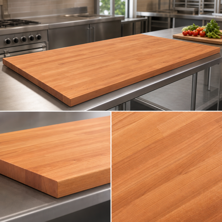 Product image #4 for John Boos Boos Block Kitchen Countertop, 120 Inch x 30 Inch, Blended Edge Grain American Cherry Wood