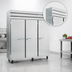 Thumbnail image #5 for Howard-McCray SF Series Three-Section Reach-In Freezer, 75 Cu. Ft., Self-Contained, Top-Mounted, Solid Full Doors