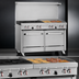 Thumbnail image #4 for Southbend S-Series 48-Inch Gas Restaurant Range with 4 Open Burners, 24-Inch Griddle, Convection Oven and Cabinet Base