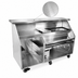 Thumbnail image #4 for Portable Glassware Bar, 66-Inch Stainless Steel with 18-Inch Ice Bin and 18-Inch Beverage Bin