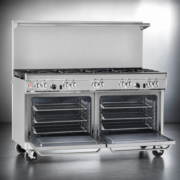 Product image #4 for Southbend Ultimate 60-Inch Gas Restaurant Range with 9 Burners and 2 Standard Ovens