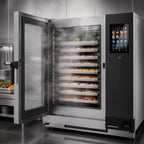Thumbnail image #4 for Lainox Naboo 5.0 NAE102B Large-Capacity Electric Direct-Steam Combi Oven, Touchscreen, 10 x 2/1 GN or 20 x 1/1 GN, Floor Model