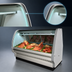 Thumbnail image #4 for Howard-McCray 40E Series 75-1/2-Inch Remote Curved Glass Red Meat Service Case with LED Lighting