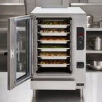 Thumbnail image #4 for Cleveland Range SteamChef 22CGT6.1 6-Pan Boilerless Gas Countertop Convection Steamer, Single Compartment, 12 x 20-Inch Pan Capacity