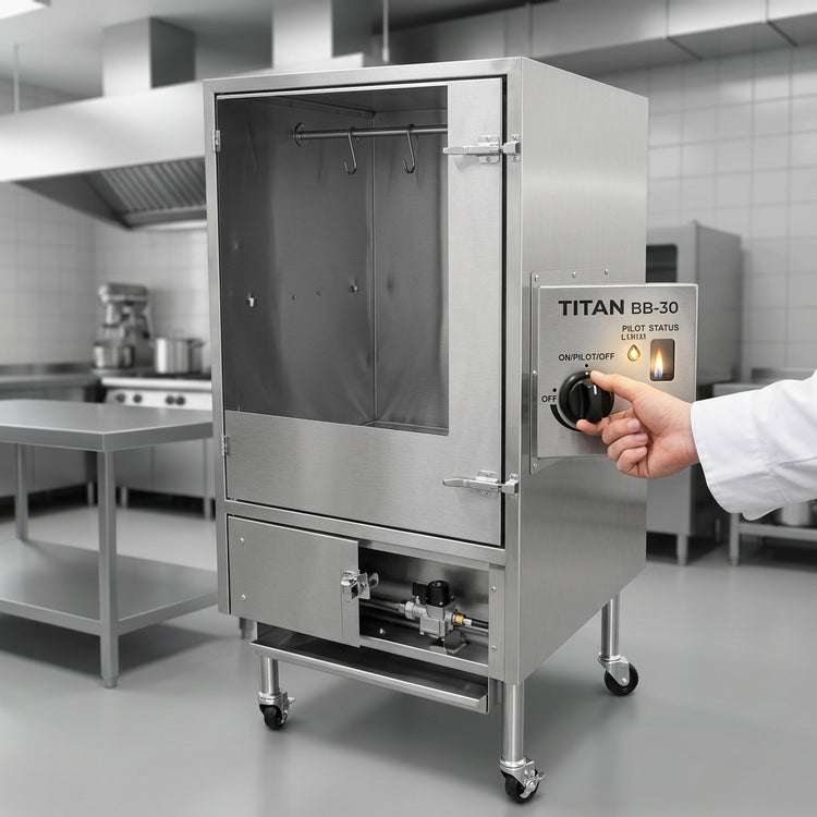 Product image #3 for Titan 30-Inch Gas Chinese Bar-B-Que Oven