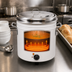 Thumbnail image #4 for Omcan 11 Qt Retro Electric Soup Warmer / Rethermalizer, White Ceramic, 120V