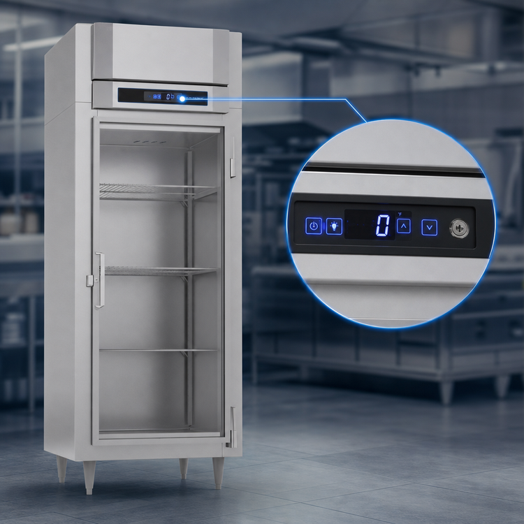 Product image #5 for Victory UltraSpec 1-Section Extra Wide Glass Door Reach-In Freezer, 24 Cu. Ft., Self-Contained