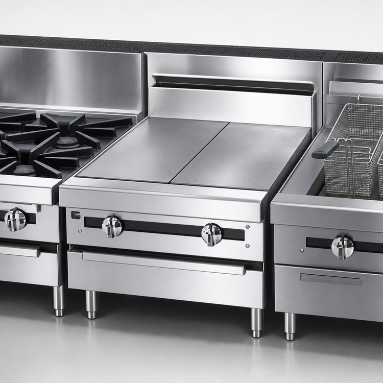 Product image #4 for Titan JMRH-1HT 18" Modular Gas Hot Top Range