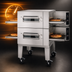 Thumbnail image #4 for Lincoln Impinger Low Profile 1600 Series Double-Deck Gas Conveyor Pizza Oven