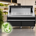 Thumbnail image #4 for Everest Refrigeration Horizontal Open-Air Merchandiser Cooler, 73-1/4-Inch W x 34-1/4-Inch D x 41-Inch H, 11.4 Cu. Ft., Black, Self-Contained Bottom Mount