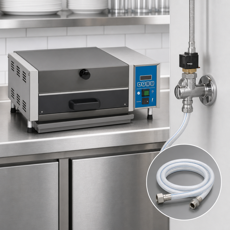 Product image #4 for Antunes Miracle Steamer MS-255-9100462 14-Inch Drawer-Style Countertop Steamer with Direct Water Hook-Up, 120V