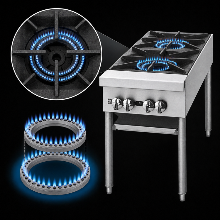 Product image #4 for Supreme 18-Inch Floor Stock Pot Stove