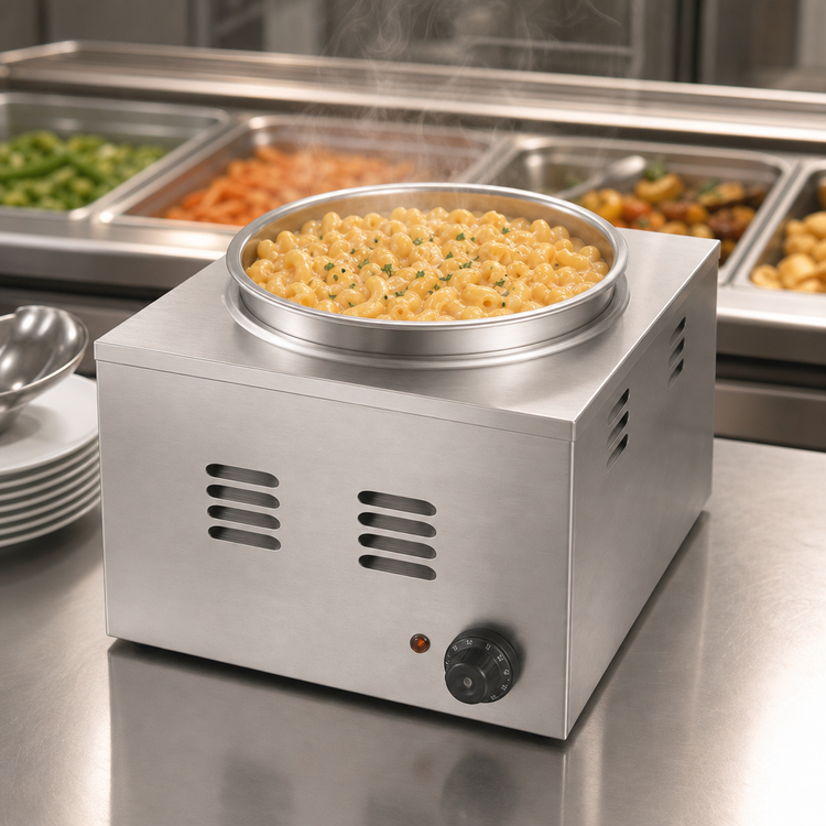Product image #4 for RedHots 11 Quart Countertop Electric Food Warmer, Stainless Steel, Wet/Dry, 120V