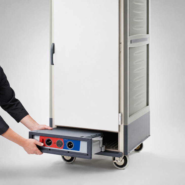 Product image #4 for Metro C5 3 Series Low-Watt Heated Holding Cabinet, Full Height, Gray Insulation Armour, Solid Door, 35 Pan Capacity