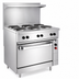 Thumbnail image #5 for Vulcan 36-Inch Electric Restaurant Range with 4 French Plates, 12-Inch Hot Top, Standard Oversized Oven, and High Shelf - 480V