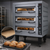Thumbnail image #4 for BakeMax Electric Two-Deck Artisan Stone Deck Oven for 18
