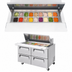 Thumbnail image #4 for Turbo Air Super Deluxe 48-Inch 2-Section Sandwich/Salad Mega Top Prep Table with 4 Drawers