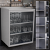 Thumbnail image #4 for Glastender Back Bar Glass Storage Cabinet, Open Front, 24-Inch Wide, Stainless Steel, 3 Adjustable Shelves