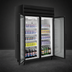 Thumbnail image #4 for Howard-McCray GR22-B One-Section Glass Door Merchandiser Refrigerator, 22 Cu. Ft., Black, Top Mount Self-Contained