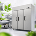 Thumbnail image #4 for Atosa MBF8006GR Three-Section Top-Mount Reach-In Refrigerator, 64.9 Cu. Ft., Stainless Steel