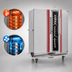 Thumbnail image #4 for EnduraHeat BR150 Electric Heat Retention Banquet Cart, 150 Covered Plate Capacity, Stainless Steel, Double Door