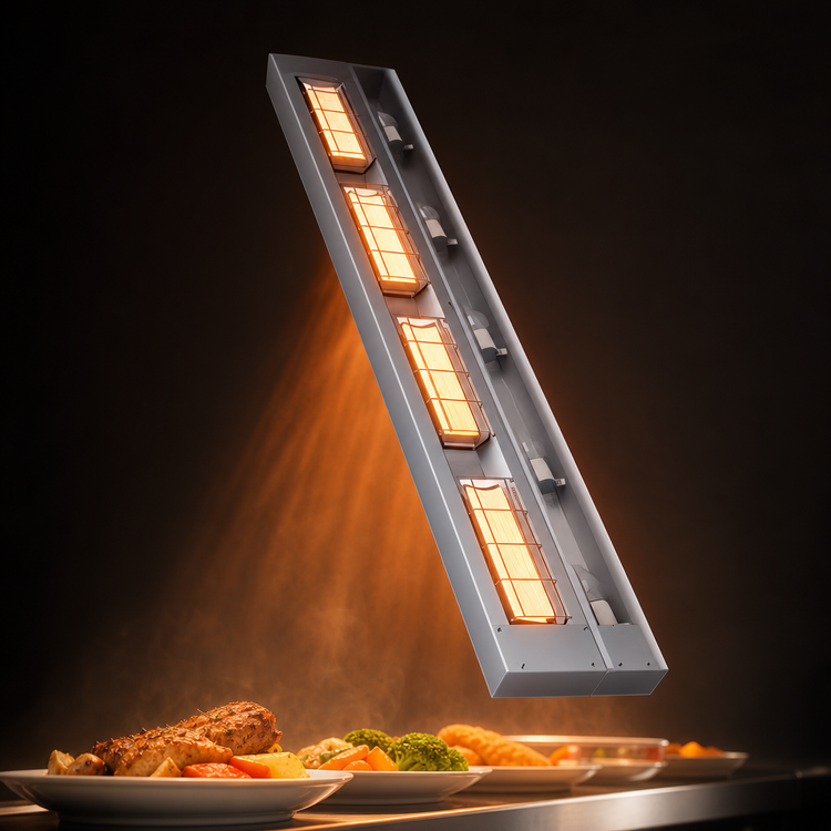 Product image #4 for Hatco Ultra-Glo 24-Inch Lighted High-Watt Single Ceramic Infrared Strip Heater
