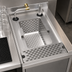 Thumbnail image #4 for MoveWell Underbar Modular Dump Sink Insert, 12 x 21 x 6 Inches, Wide Wash, Stainless Steel