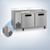 Thumbnail image #4 for Hoshizaki Steelheart 67-Inch Two-Section Reach-In Worktop Freezer with Solid Doors