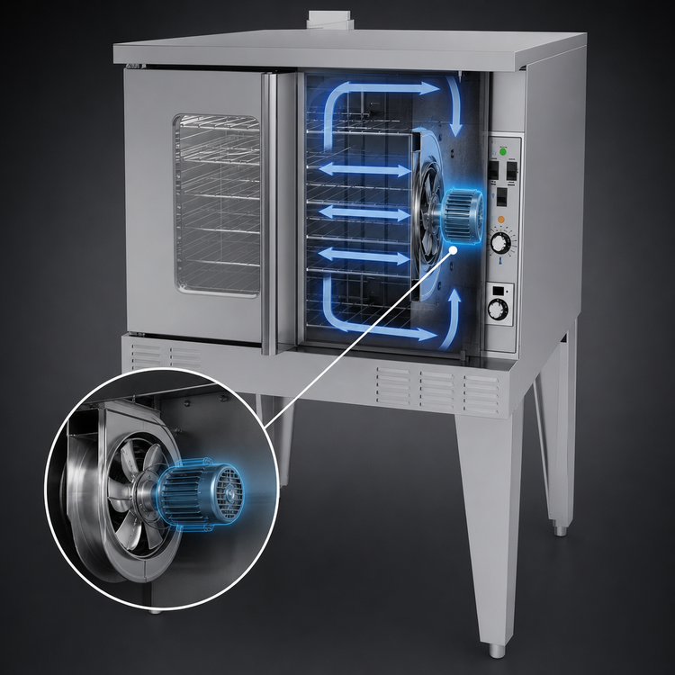 Product image #4 for Garland Master Series Deep-Depth Single-Deck Gas Convection Oven with Solid-State Controls