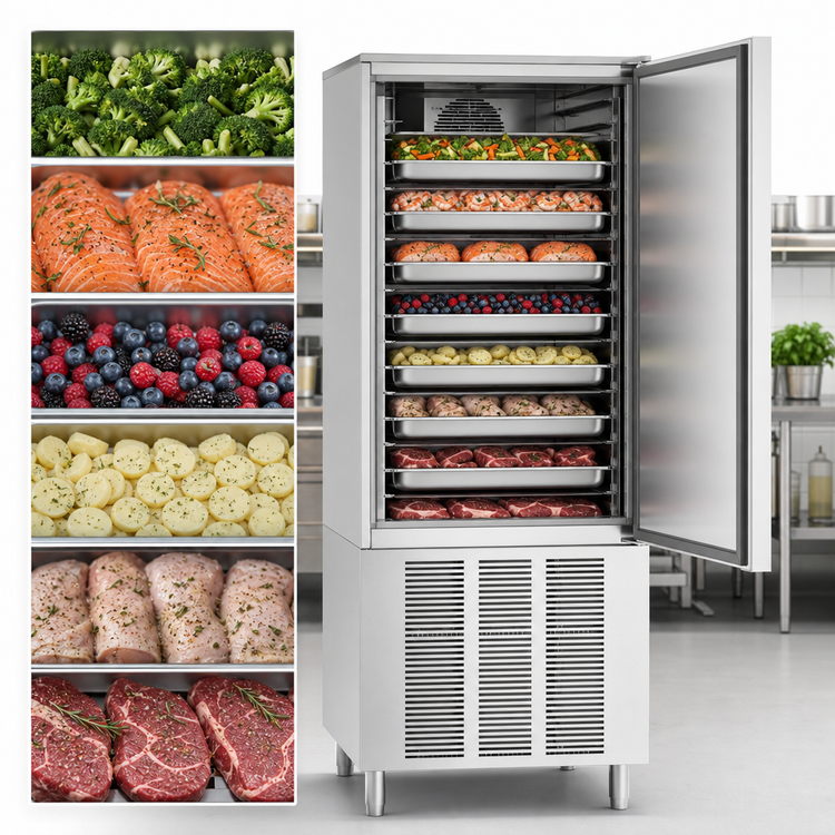 Product image #4 for Beverage Air Reach-In Blast Chiller/Freezer with 16-Pan Capacity