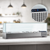 Thumbnail image #4 for Marra Forni GAC225 Refrigerated Countertop Condiment Rail with Glass Sneeze Guard, 88-Inch Wide, 10 x 1/3 Pan Capacity