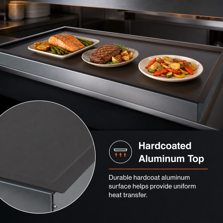 Product image #4 for Hatco Glo-Ray Built-In Rectangular Heated Shelf with Recessed Top, 67-1/2" x 21"