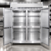 Thumbnail image #4 for Continental Refrigerator Designer Line D2FENSSHD Wide Two-Section Reach-In Freezer with Half-Height Solid Doors