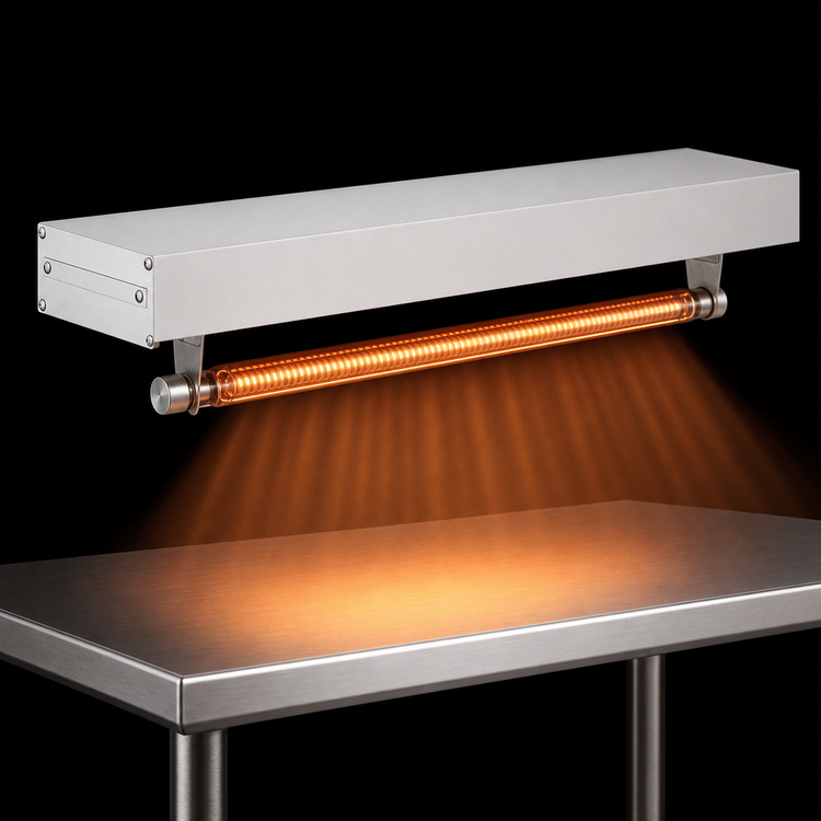 Product image #4 for Hatco Glo-Ray 24-Inch Single-Element High-Watt Aluminum Infrared Strip Heater
