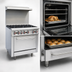 Thumbnail image #4 for Omcan USA 36-Inch Natural Gas Commercial Range with 6 Open Burners and Standard Oven