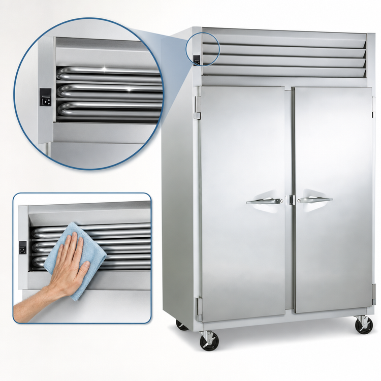 Product image #4 for Traulsen Spec-Line 48-Inch Two-Section Reach-In Freezer with Half-Height Solid Doors