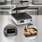 Thumbnail image #4 for Star (Middleby) Pro-Max 2.0 PST14IE Countertop Smooth Cast Iron Sandwich Grill, Electronic Controls with Timer, 14.5 x 14.2-Inch Surface