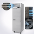 Thumbnail image #4 for Turbo Air PRO Series Stainless Steel One-Section Reach-In Freezer, 25.35 Cu. Ft., Top-Mount Self-Contained, Solid Door