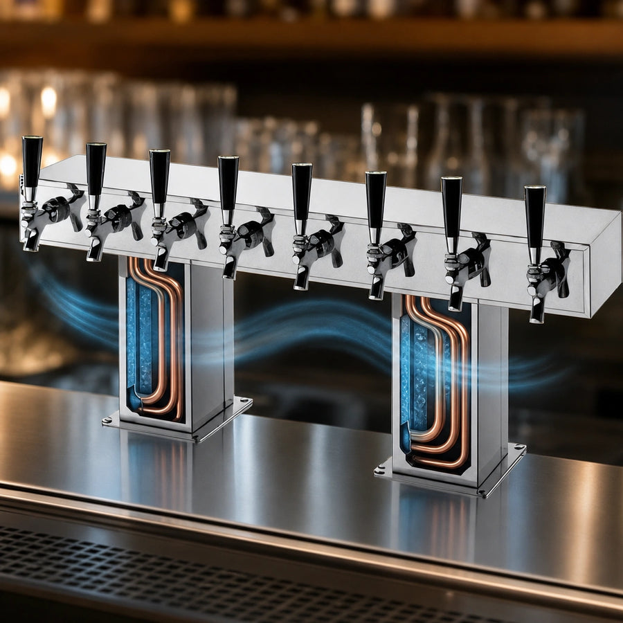 Glycol-Cooled With Copper Coolant Lines