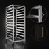 Thumbnail image #4 for Baxter Stainless Steel Single End Load Rack for Single Rack Ovens, 12 Slides
