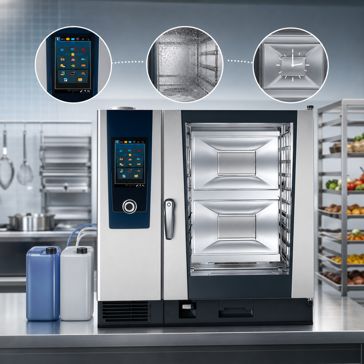 Product image #4 for RATIONAL iCombi Pro 10-Full Size Electric Combi Oven with AutoDose, 208/240V, 3-Phase
