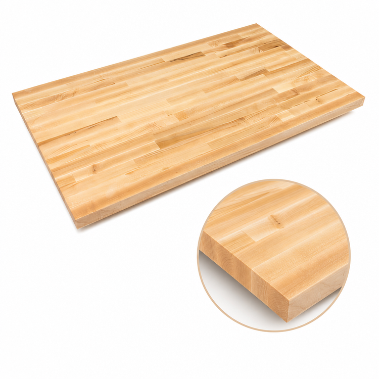 Product image #4 for Boos Block 96-Inch x 38-Inch Maple Kitchen Countertop, Blended Edge Grain, Varnique Finish