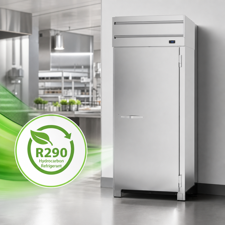 Product image #4 for Beverage-Air P-Series 1-Section Top Mount Roll-Thru Freezer, 38.69 Cu. Ft., Stainless Steel, 115V