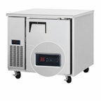 Thumbnail image #4 for Everest Refrigeration ETR1-24 1-Section Undercounter Worktop Refrigerator, 6 Cu. Ft., Solid Door, Stainless Steel