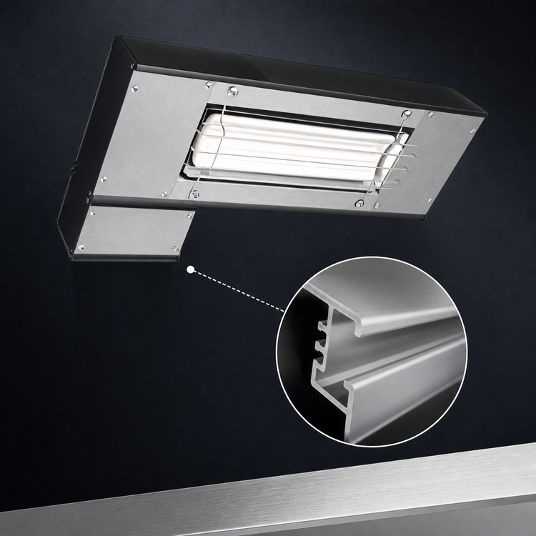 Product image #4 for Hatco Ultra-Glo UGA-18 18-Inch Unlighted Ceramic Infrared Strip Heater
