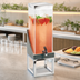 Thumbnail image #4 for Ashwood 3-Gallon Square Beverage Dispenser with Acrylic Body and Oak Wood Base