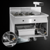 Thumbnail image #4 for Imperial 6-Battery Electric Floor Model Fryer with Built-In Filter System and Dump Station