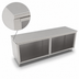 Thumbnail image #4 for John Boos 120-Inch x 24-Inch Open Front Stainless Steel Modular Base Work Table with 16-Gauge Top